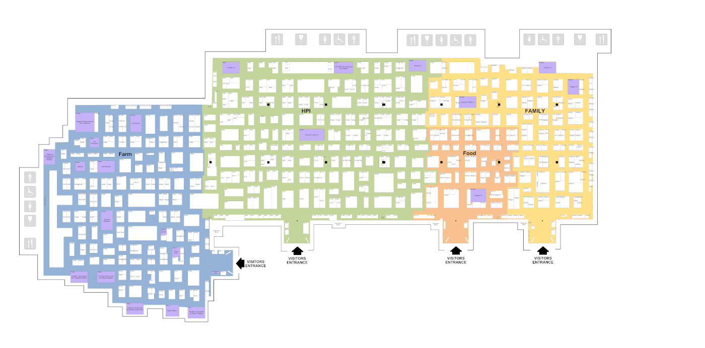 The New Season Expo floorplan